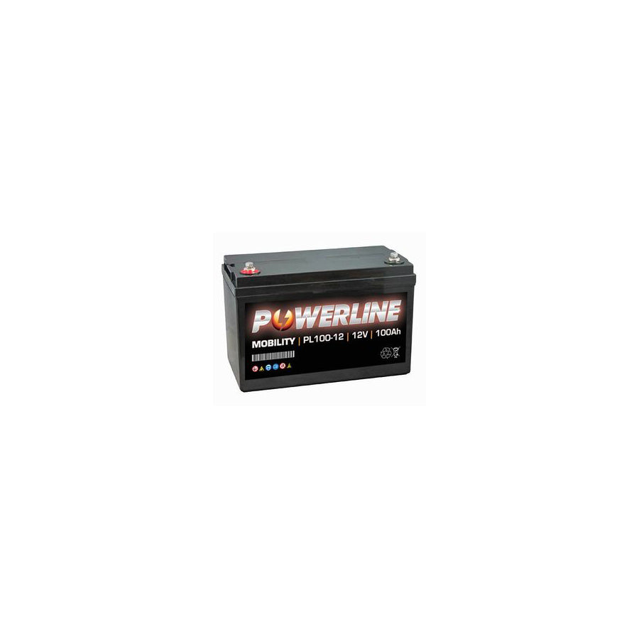 PL100-12 Powerline Mobility Battery 12V 100Ah | ML Performance UK Car Parts
