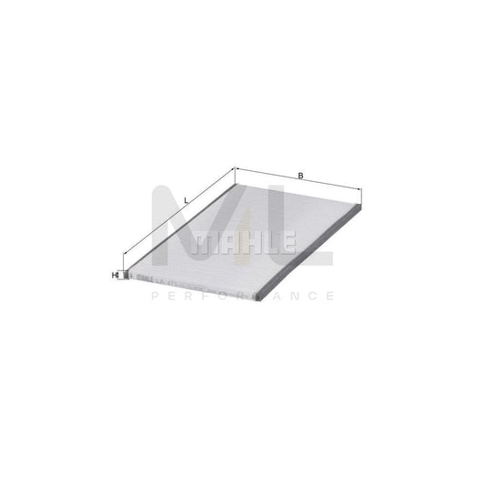 MAHLE ORIGINAL LA 475 Pollen filter Particulate Filter | ML Performance Car Parts