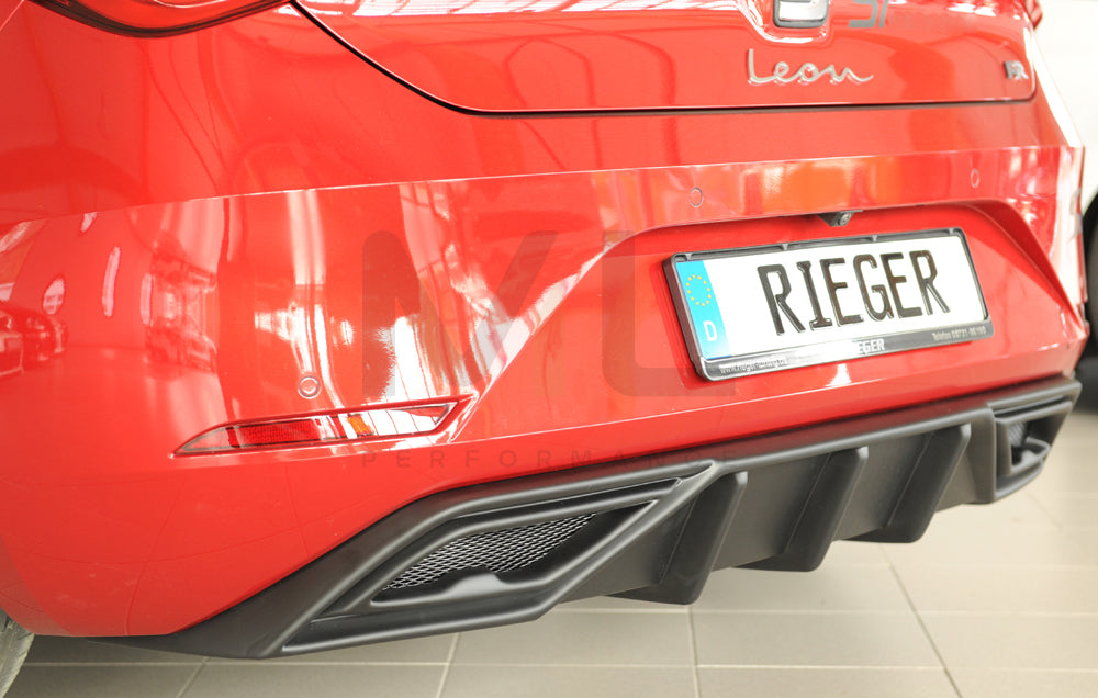 Rieger 00027055 SEAT Leon KL Rear Diffuser 2 | ML Performance UK Car Parts