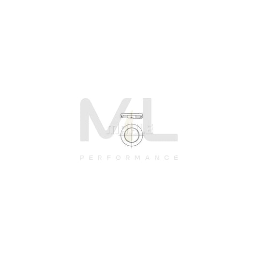 MAHLE ORIGINAL 013 PI 00138 000 Piston 76,0 mm, without cooling duct | ML Performance Car Parts