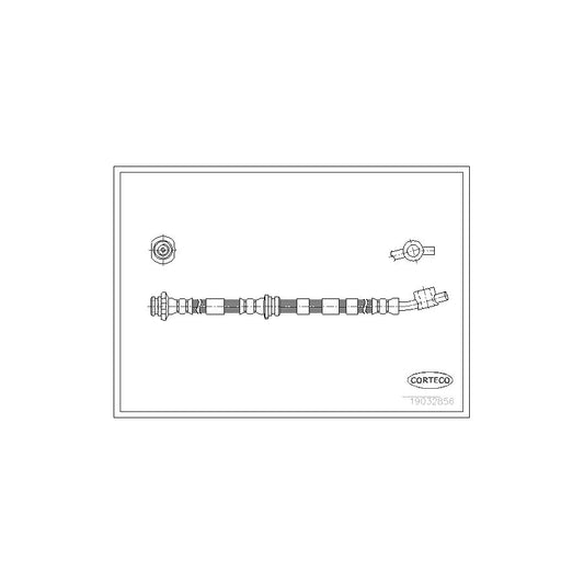 Corteco 19032856 Brake Hose For Nissan Primera | ML Performance UK