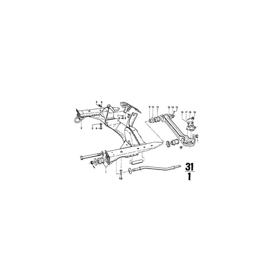 Genuine BMW 31111114348 E21 E31 E23 Washer A10,5X22 (Inc. Z1) | ML Performance UK Car Parts
