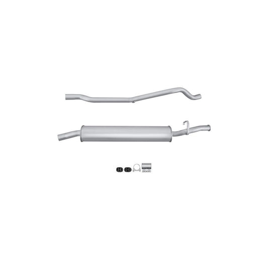 Hella 8LD 366 028-641 Rear Silencer For Fiat Tempra Saloon (159)