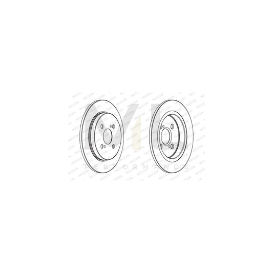 FERODO PREMIER DDF1781C Brake Disc Solid, Coated, without bolts/screws | ML Performance Car Parts