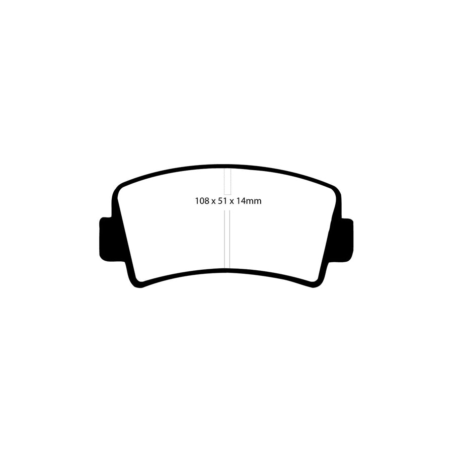 EBC P2DK044RP1 Porsche 911 Rear Kit RP1 Full Race Pads & 2-Piece Fully-Floating Discs - Brembo Caliper 2 | ML Performance UK Car Parts