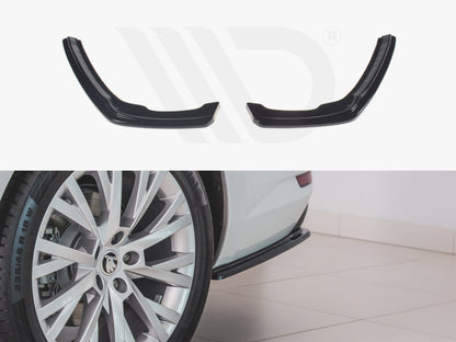 Maxton Design SK-SU-3F-RSD1T Rear Side Splitters Skoda Superb MK3 Fl Hatchback / Estate (2019-) | ML Performance UK Car Parts