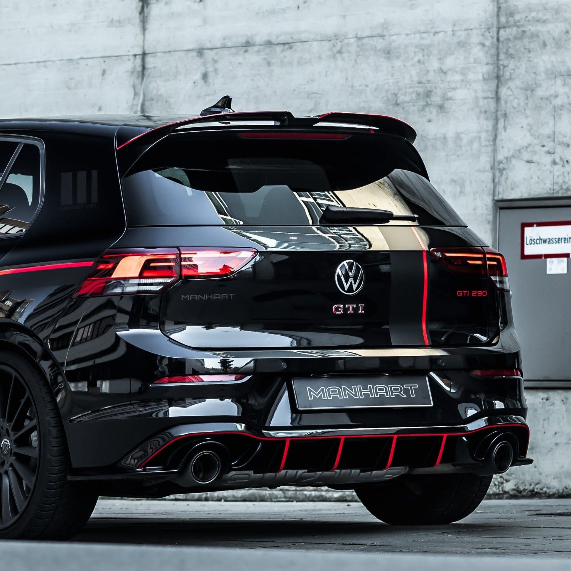 MANHART MH1VWG712001 ROOF SPOILER FOR VOLKSWAGEN GOLF MK8 GTI / GTD / R BY OETTINGER