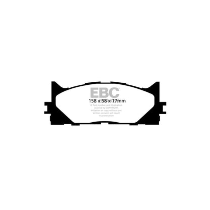 EBC PDKF2251 Toyota Camry Ultimax Front Brake Pad & Plain Disc Kit - Akebono Caliper 2 | ML Performance UK Car Parts