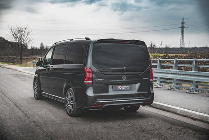 Maxton Design Mercedes Benz V-Class AMG-Line W447 Facelift Rear Side Splitters V.2