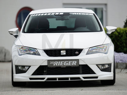 Rieger 00027000 SEAT 5F Front Splitter (Leon FR & Leon Cupra) 5 | ML Performance UK Car Parts