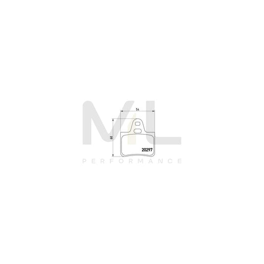 Brembo P 61 010 Brake Pad Set For Citroën Gs Excl. Wear Warning Contact | ML Performance Car Parts