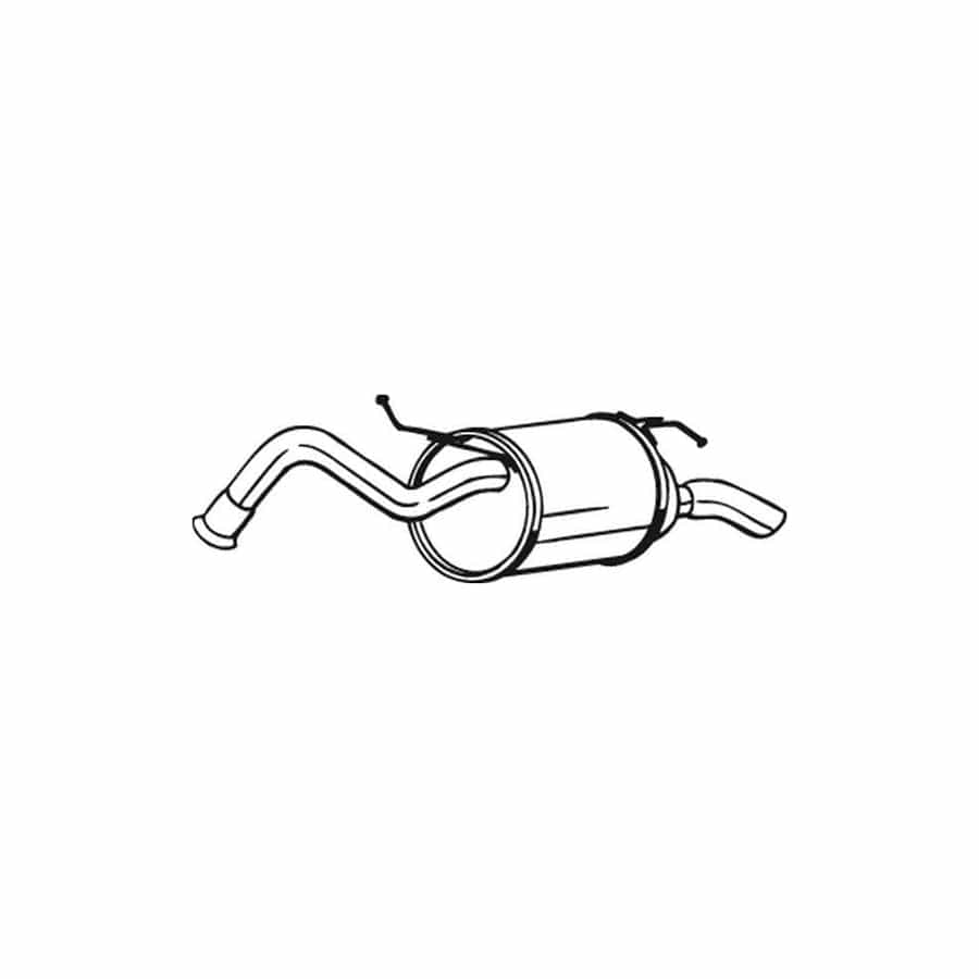 Bosal 228-053 Rear Silencer For Toyota Yaris Ii Hatchback (Xp9)