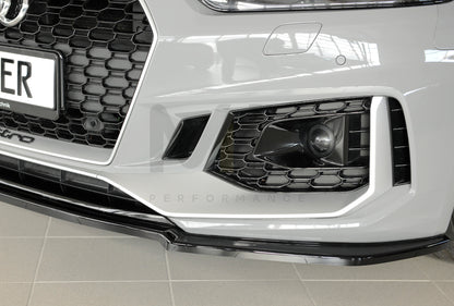 Rieger 00088202 Audi B9 F5 RS5 Front Splitter 5 | ML Performance UK Car Parts