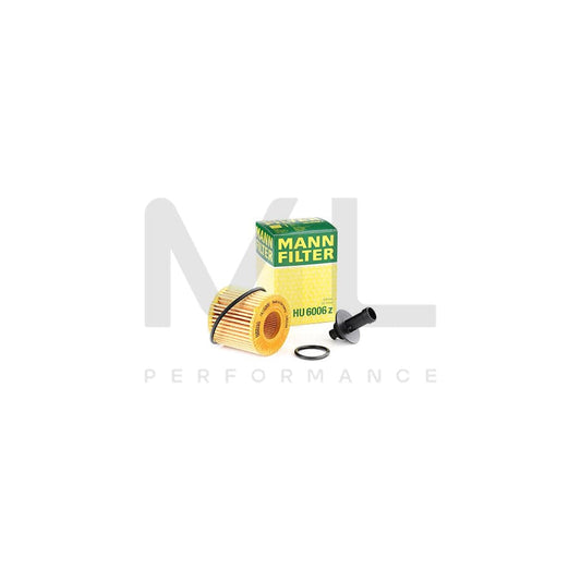 MANN-FILTER HU 6006 z Oil Filter with seal, Filter Insert | ML Performance Car Parts