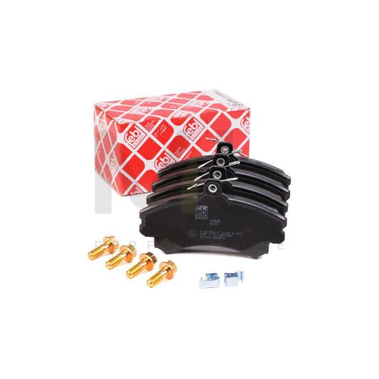 Febi Bilstein 16468 Brake Pad Set Front Axle, With Acoustic Wear Warning, With Bolts/Screws | ML Performance Car Parts