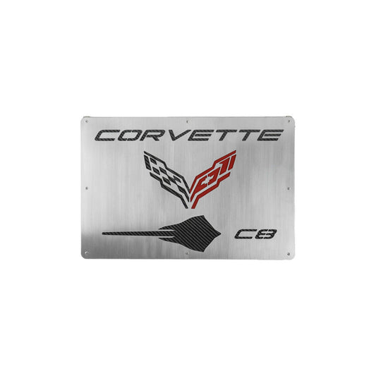Fabspeed Carbon Fiber Wall Art - Corvette C8 Stingray | ML Performance UK
