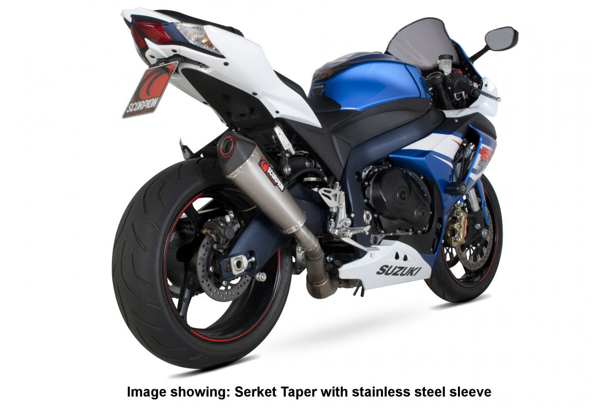 Scorpion RSI111CEO Suzuki GSX-R1000 Serket Taper Slip-On - Carbon Fibre Sleeve | ML Performance UK UK