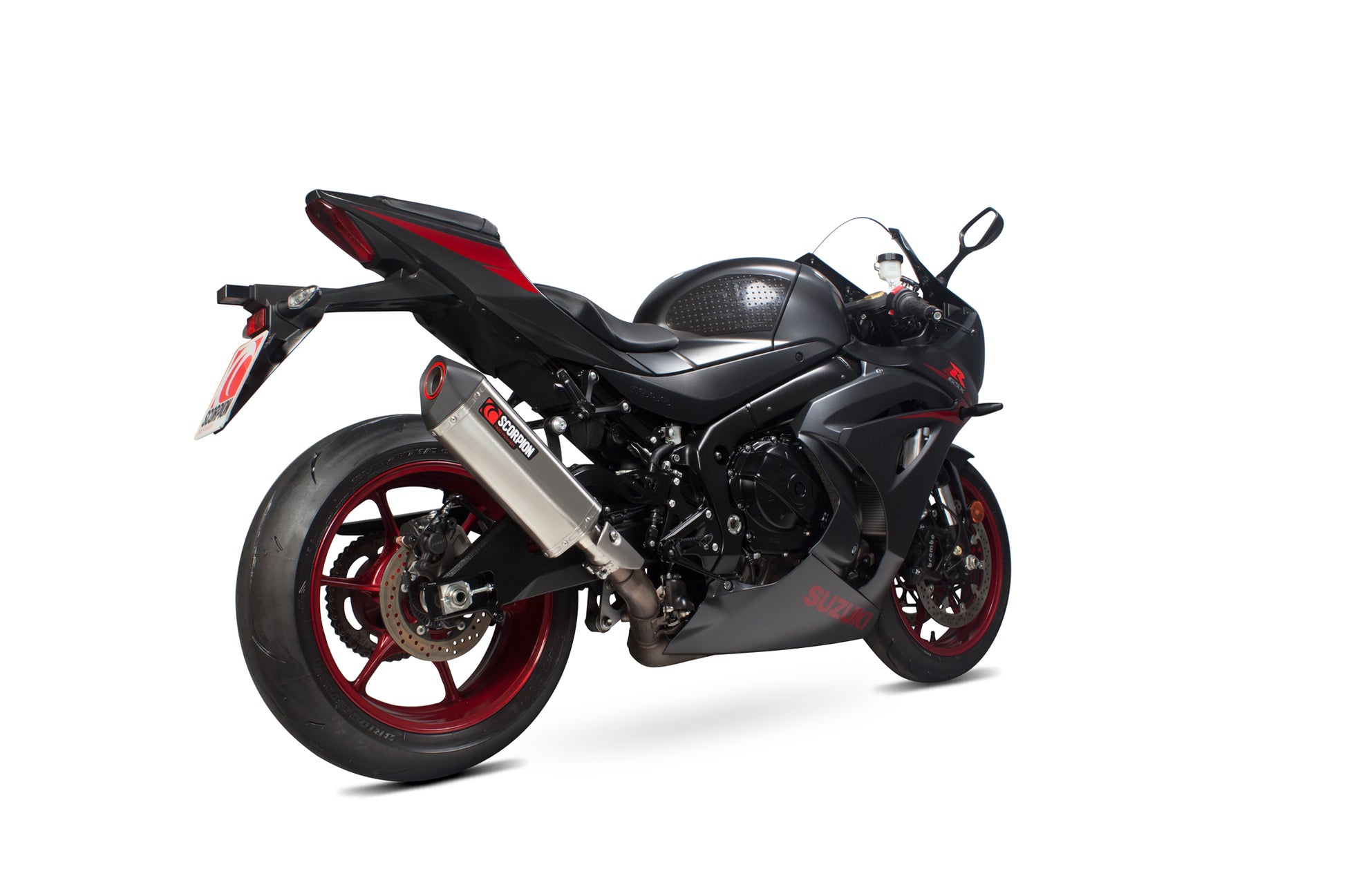 Scorpion RSI123SEO Suzuki GSX-R1000 Serket Parallel Slip-On - Brushed Stainless Steel Sleeve | ML Performance UK UK