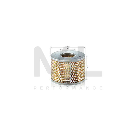 MANN-FILTER C 1990 Air Filter Filter Insert | ML Performance Car Parts