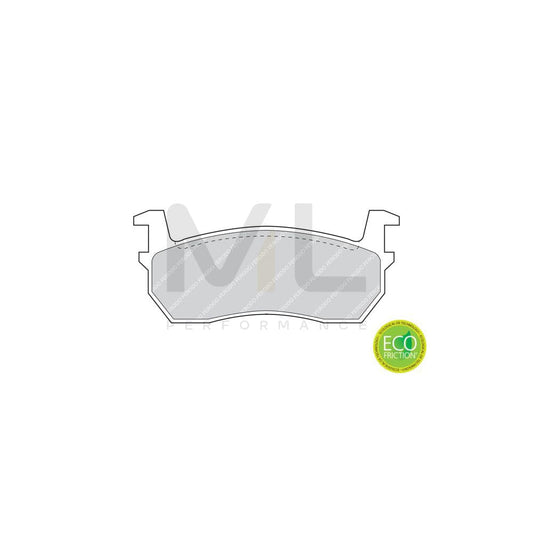 Ferodo Premier Eco Friction Fdb57B Brake Pad Set Not Prepared For Wear Indicator, Without Accessories | ML Performance Car Parts