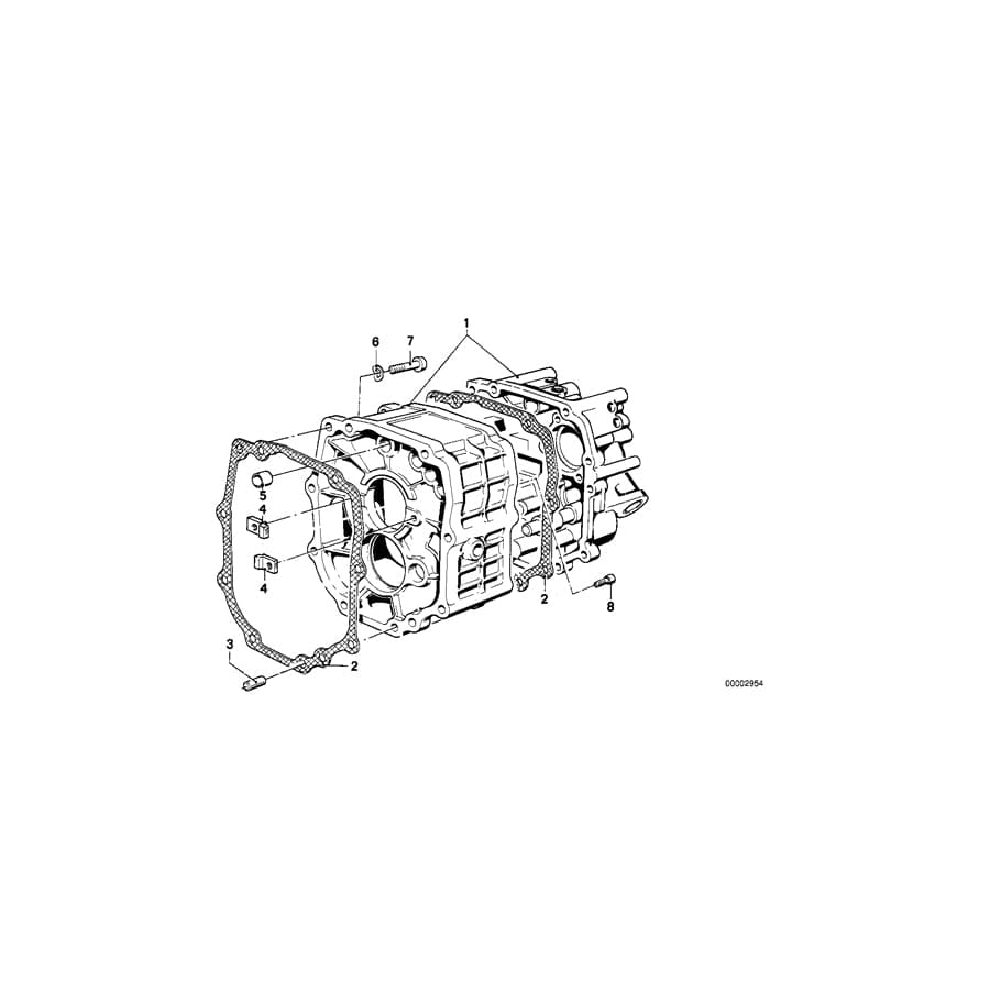 Genuine BMW 23121222359 E12 E28 Gasket Asbestos Free (Inc. 528i) | ML Performance UK Car Parts