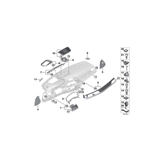 Genuine BMW 51459299505 G11 G12 Adapter For Center Speaker (Inc. 730dX, 750LdX & 740iX) | ML Performance UK