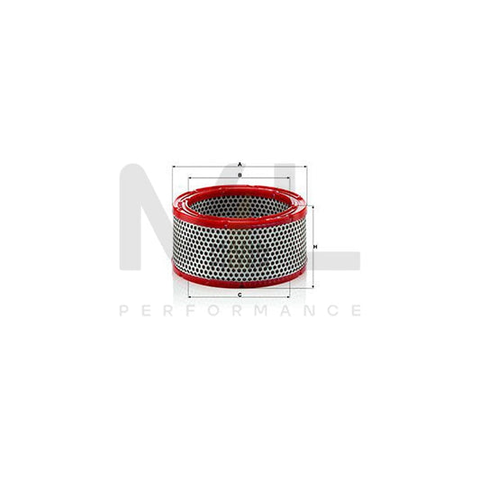 MANN-FILTER C 1633/1 Air Filter Filter Insert | ML Performance Car Parts