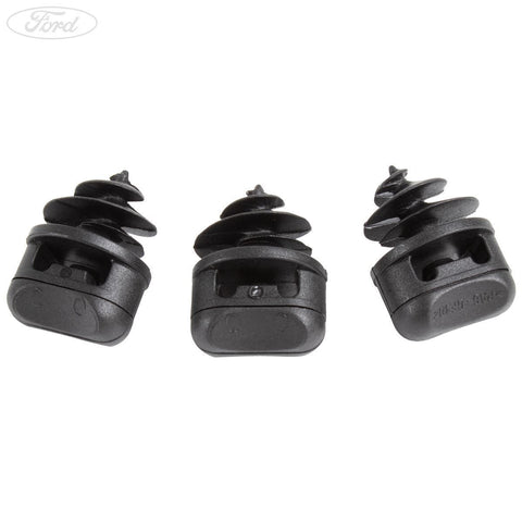 GENUINE FORD 1737031 TRANSIT MK7 FRONT RUBBER CONTOUR FLOOR MATS & CLIP 06-14 | ML Performance UK