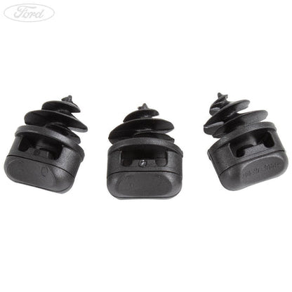 GENUINE FORD 1737031 TRANSIT MK7 FRONT RUBBER CONTOUR FLOOR MATS & CLIP 06-14 | ML Performance UK