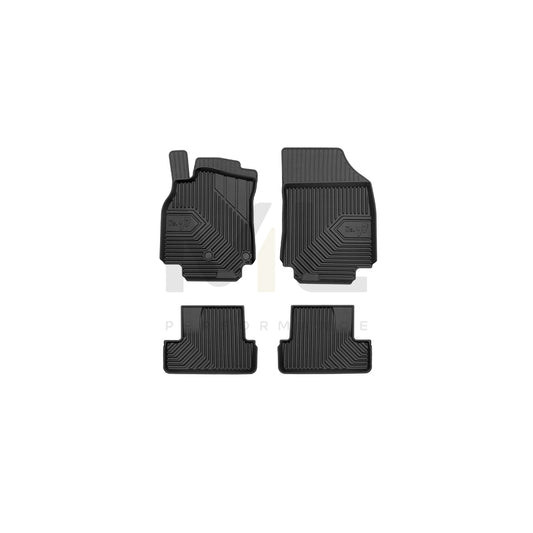 FROGUM Tailored, No.77 77426740 Floor mat set for RENAULT Megane III Coupe (DZ) Elastomer, Front and Rear, Quantity: 4, Black | ML Performance Car Parts