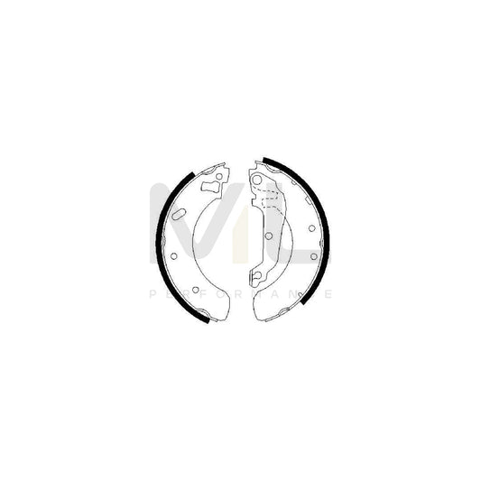 BOSCH 0 986 487 469 Brake Shoe Set | ML Performance Car Parts