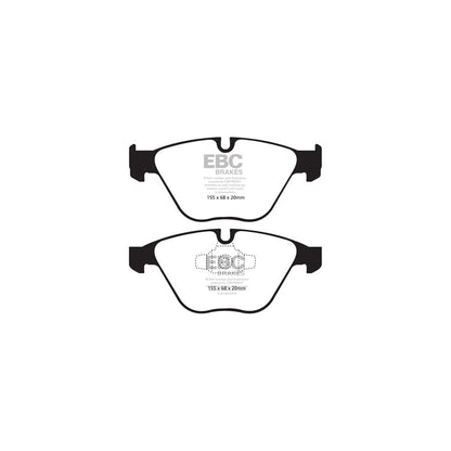 EBC PD07KF051 BMW E91 E92 Redstuff Front Brake Pad & USR Disc Kit - ATE Caliper 2 | ML Performance UK Car Parts