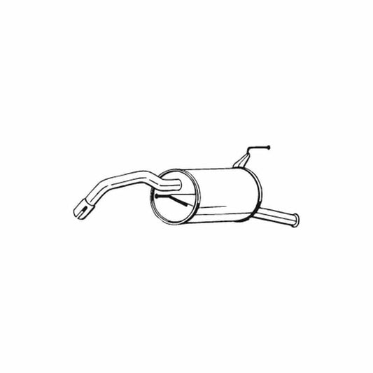 Bosal 228-145 Rear Silencer For Toyota Starlet Iv Hatchback (P80)