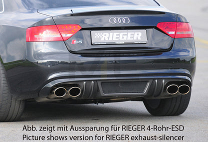 Rieger 00099892 Audi B8 B81 A5 Rear Diffuser 1 | ML Performance UK Car Parts