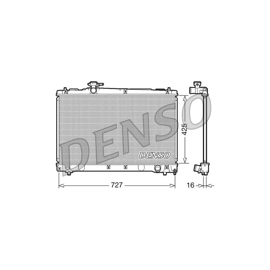 Denso DRM50034 Drm50034 Engine Radiator For Toyota Avensis Verso (M2) | ML Performance UK