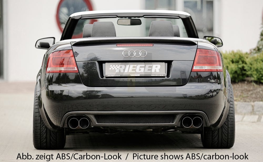 Rieger 00055270 Audi 8H A4 Rear Diffuser 3 | ML Performance UK Car Parts