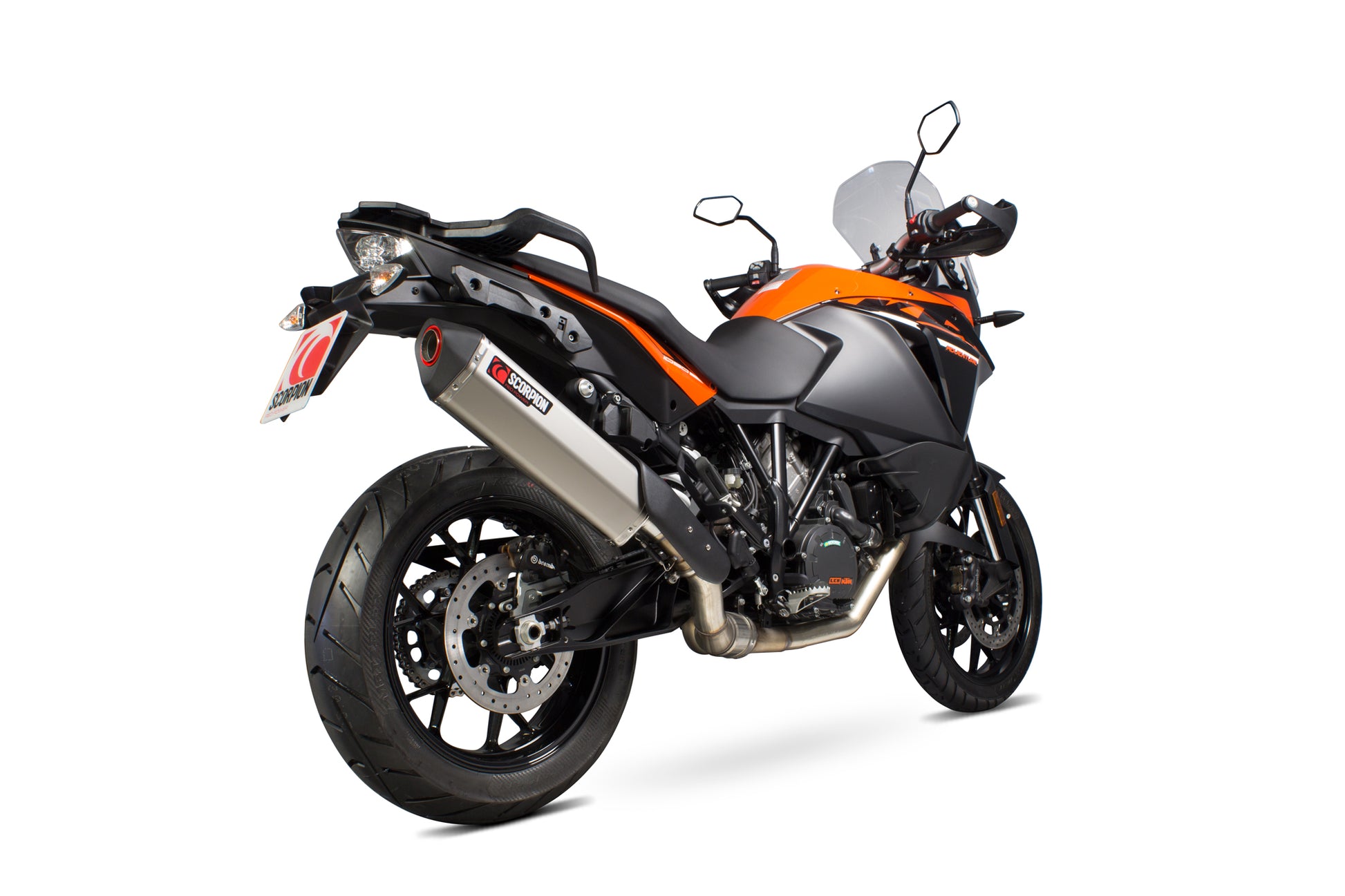 Scorpion RKT85TEO KTM 1090 Adventure Serket Parallel Slip-On - Titanium Sleeve | ML Performance UK UK