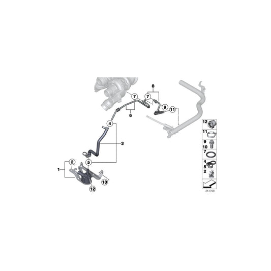 Genuine BMW 11531439134 E71 F12 F33 Blind Plug D=12 (Inc. 535dX, X7 30dX & 750LiX 4.4) | ML Performance UK Car Parts