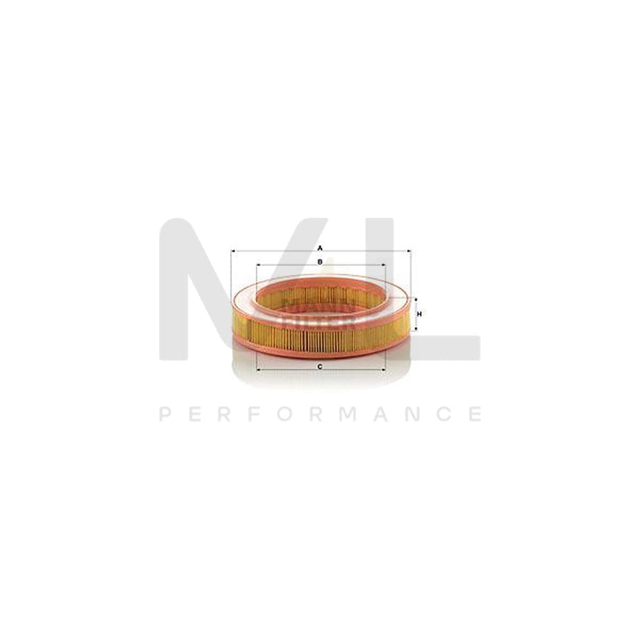MANN-FILTER C 2540 Air Filter Filter Insert | ML Performance Car Parts