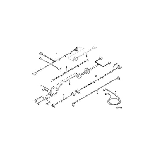 Genuine BMW 61129166358 E71 E72 Wiring Harness, Active Steering Hot Wire (Inc. X6 35dX, X6 50iX & Hybrid X6) | ML Performance UK Car Parts
