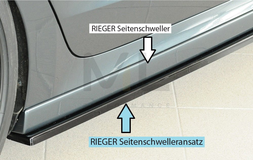 Rieger 00088253 Skoda NX Side Skirt Splitter (Octavia RS & Octavia) 2 | ML Performance UK Car Parts