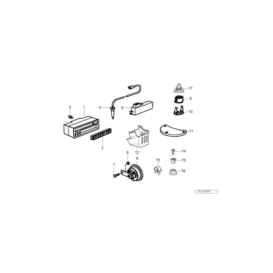 Genuine BMW 65818357687 E36 Input Unit On-Board Computer Uncoded ESPANOL (Inc. 316i, 318i & 325td) | ML Performance UK Car Parts