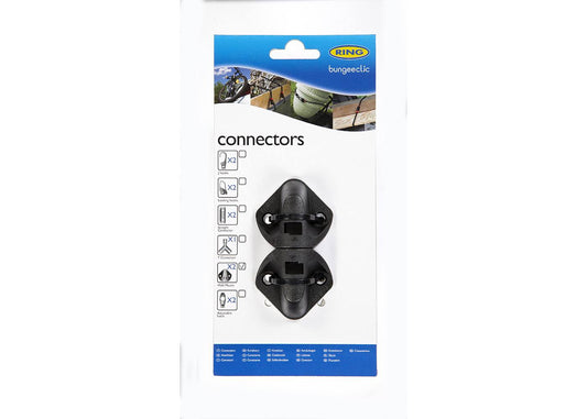 RING RLS6 Bungee Clic Wall Mounts x 2 (Supplied in Counter Top Display Unit of 6 only) | ML Performance