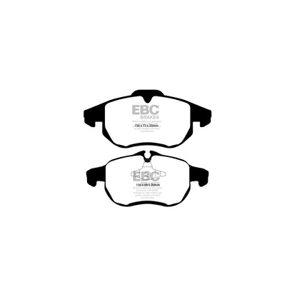 EBC PLK1813 Vauxhall Yellowstuff Pads and Brake Line Performance Pack - ATE Caliper (Inc. Signum & Vectra) 2 | ML Performance UK Car Parts