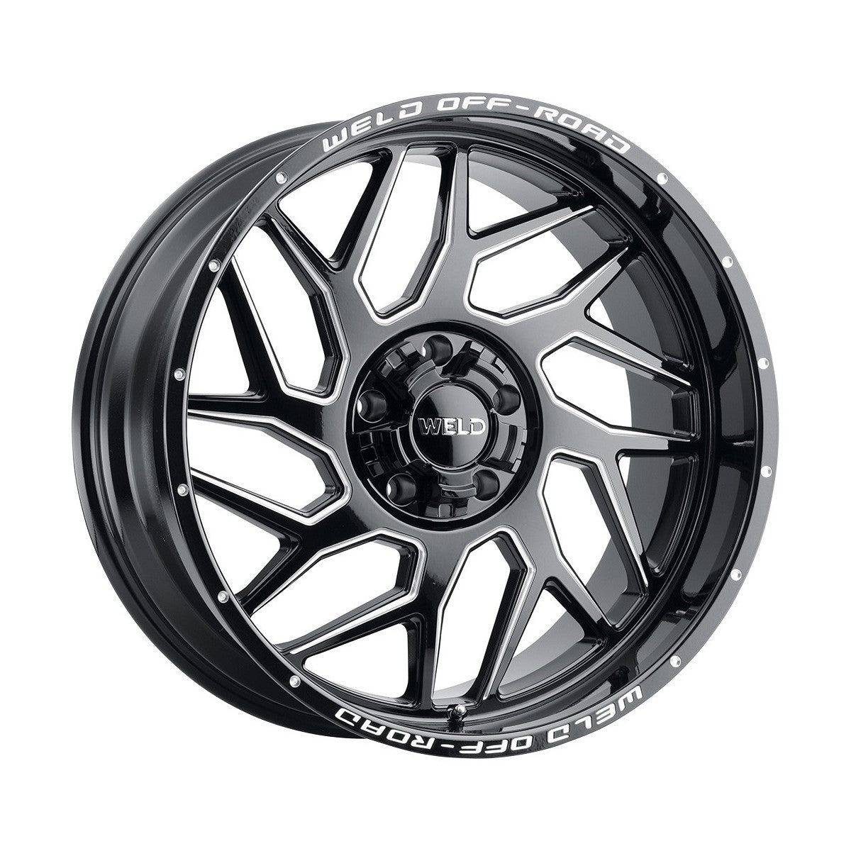 Weld W11720070475 Fulcrum W117 Wheel 22x10 5x139.7 ET-18 BS4.75 Gloss Black MIL