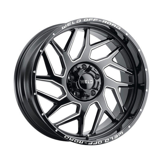 Weld W11720070475 Fulcrum W117 Wheel 22x10 5x139.7 ET-18 BS4.75 Gloss Black MIL