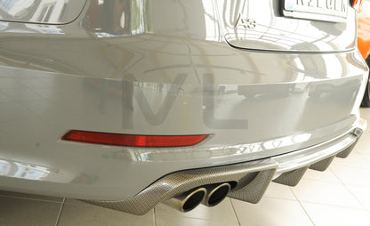 Rieger 00099367 Audi 8V A3 Rear Diffuser 4 | ML Performance UK Car Parts