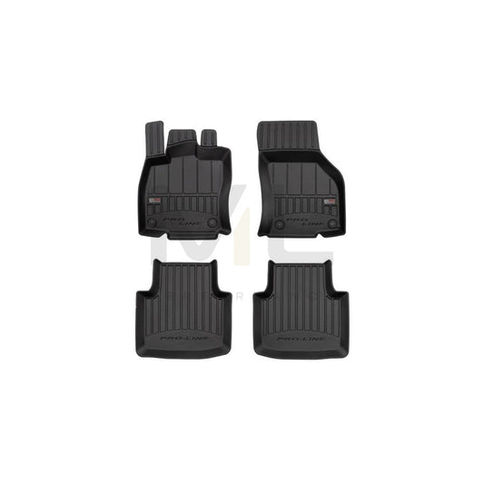 FROGUM Tailored 3D408913 Floor mat set suitable for MERCEDES-BENZ CLK Elastomer, Front and Rear, Quantity: 4, Black | ML Performance Car Parts