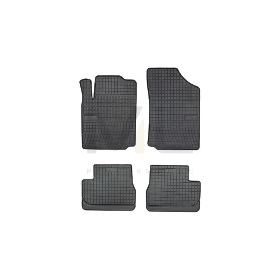 FROGUM Tailored 545972 Floor mat set Elastomer, Front and Rear, Quantity: 4, Black | ML Performance Car Parts