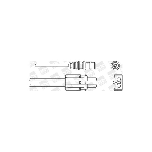 Beru OZH051 Lambda Sensor Suitable For Mercedes-Benz 190 (W201)